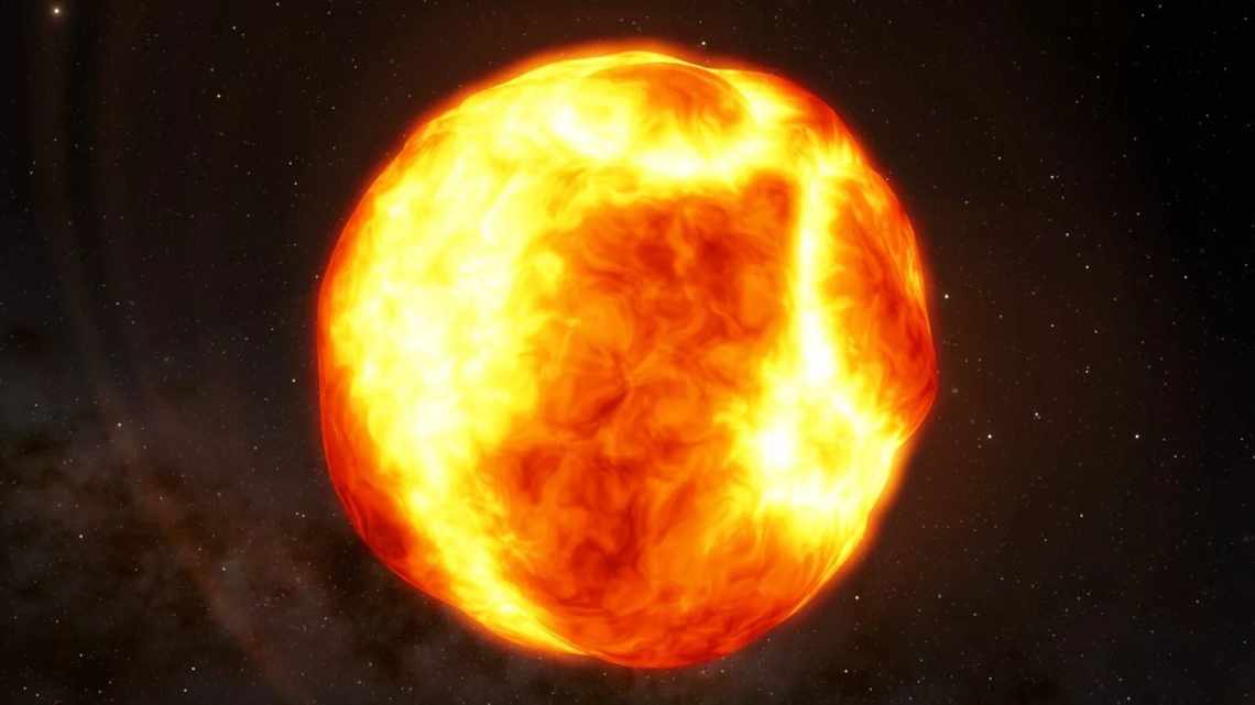 Самый крупный желтый гипергигант в миллион раз ярче Солнца