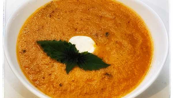 Суп-пюре з солодкого перцю «Корсика»